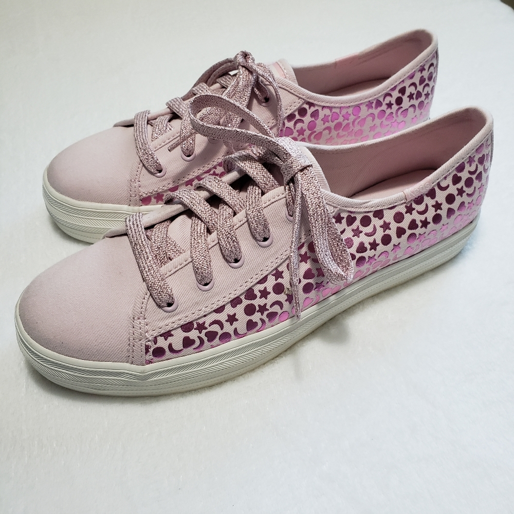 Keds Pink Kickstart Iridescent Stud sneakers 